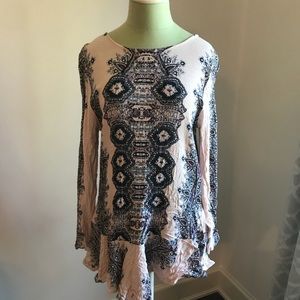 Free People Boho Backless Tunic